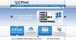 Desktop Screenshot of c-first.fr